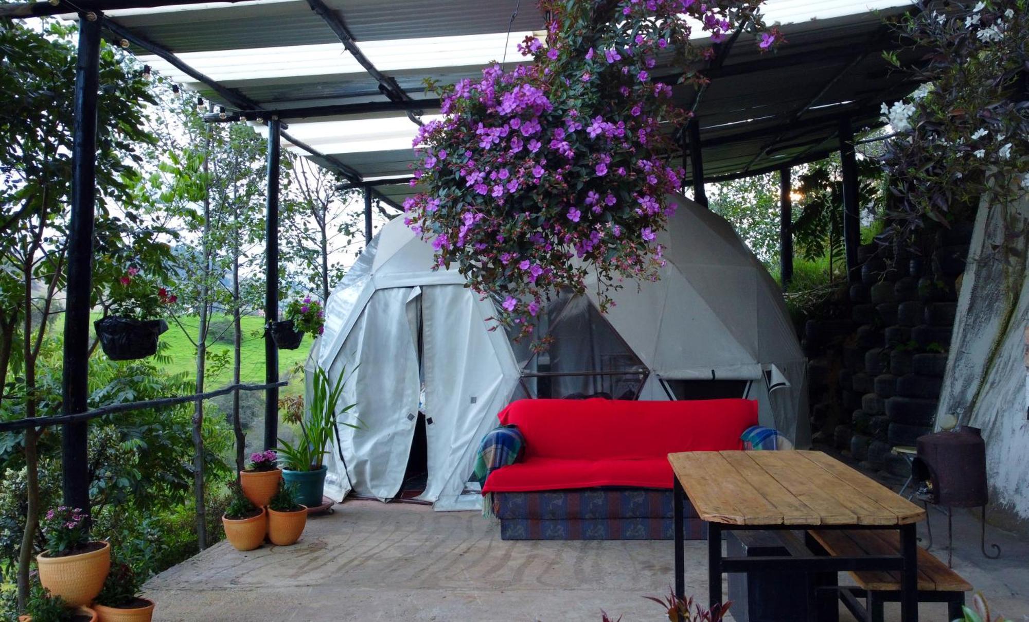 Glamping Bosque del Colibri Villa Guatavita Exterior foto